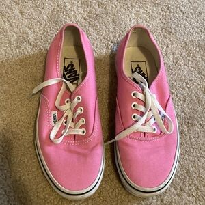 Pink Vans. Women's size 7. Men's size 5.5